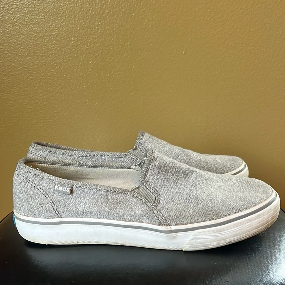 Keds Double Decker Slip-On Sneaker - Women's 8.5 Gray